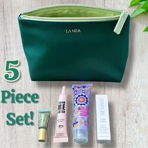 La Mer Cosmetic Bag w/ Amika, Jane Iredale , Beambo, & Elizabeth Mott Products